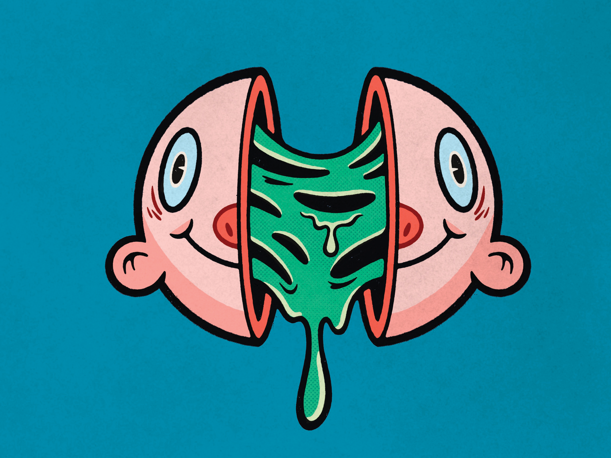 Trippy branding design graphic design illustration