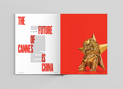 Cannes Lion - Ad Age 3d graphic design illustration