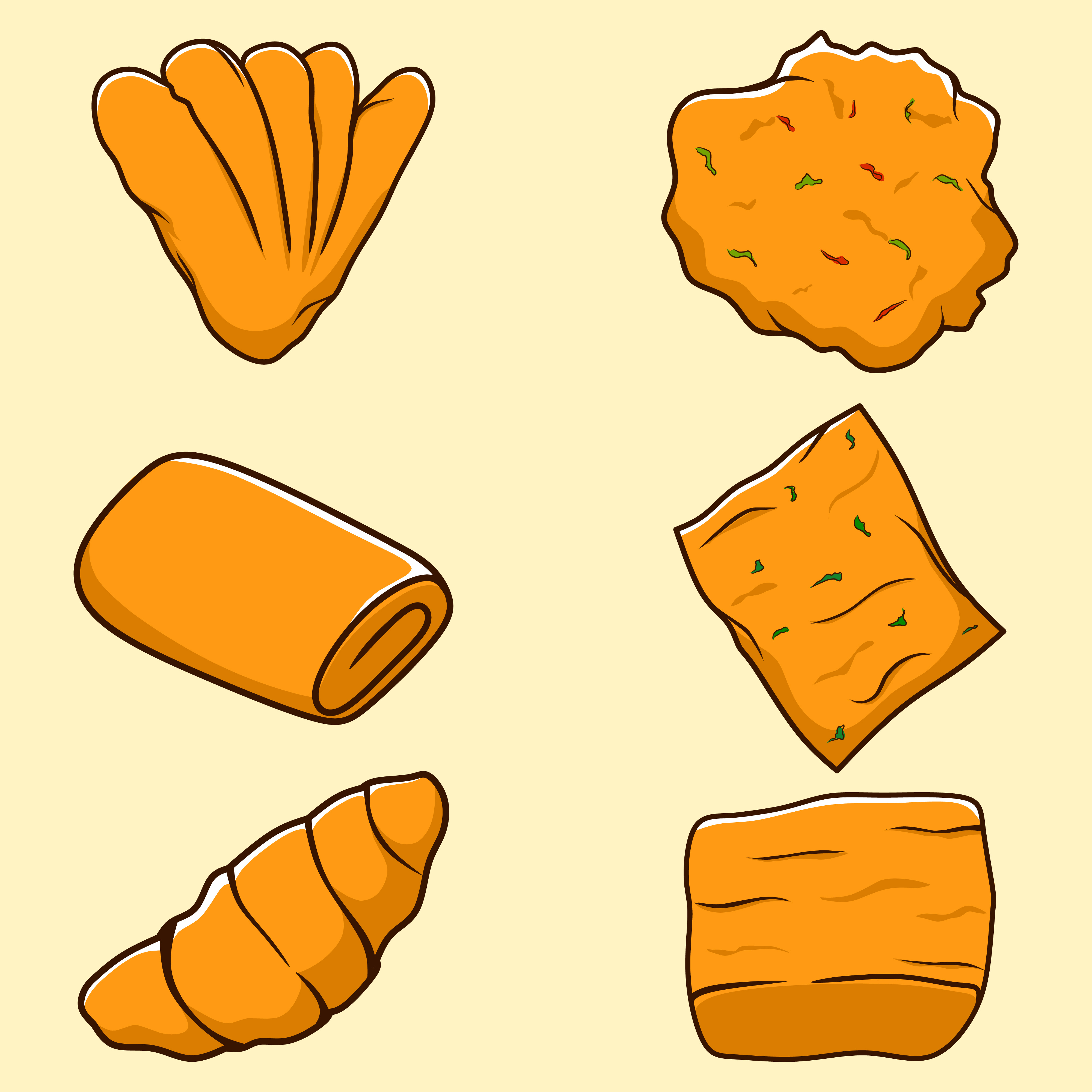 GORENGAN animation banana fried cartoon cute design fun gorengan graphic design icon illustration vector