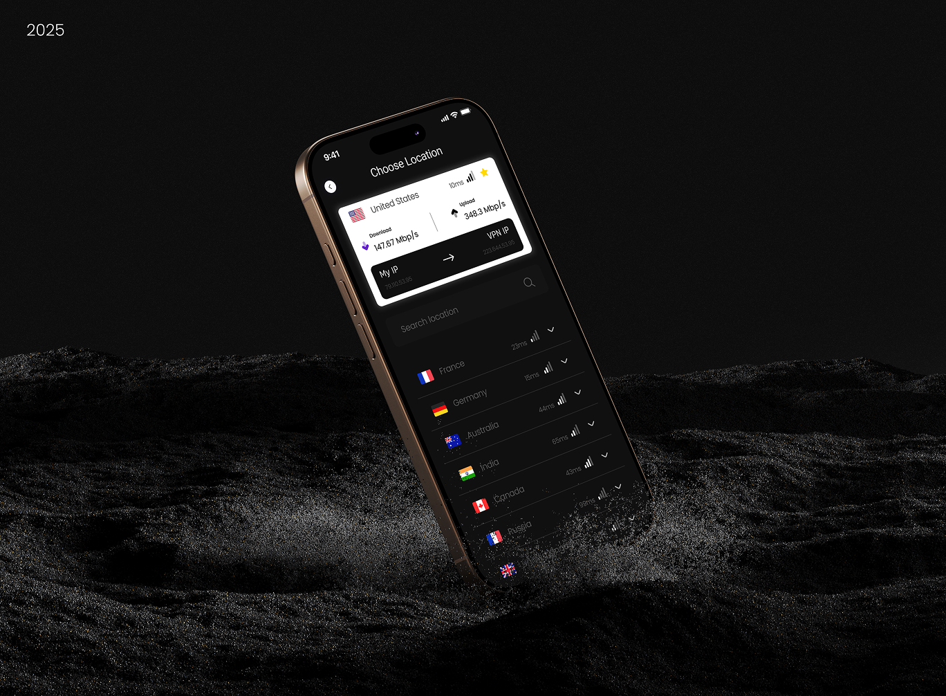 Phantom — VPN | UX/UI-design by Najeeb Khalid on Dribbble