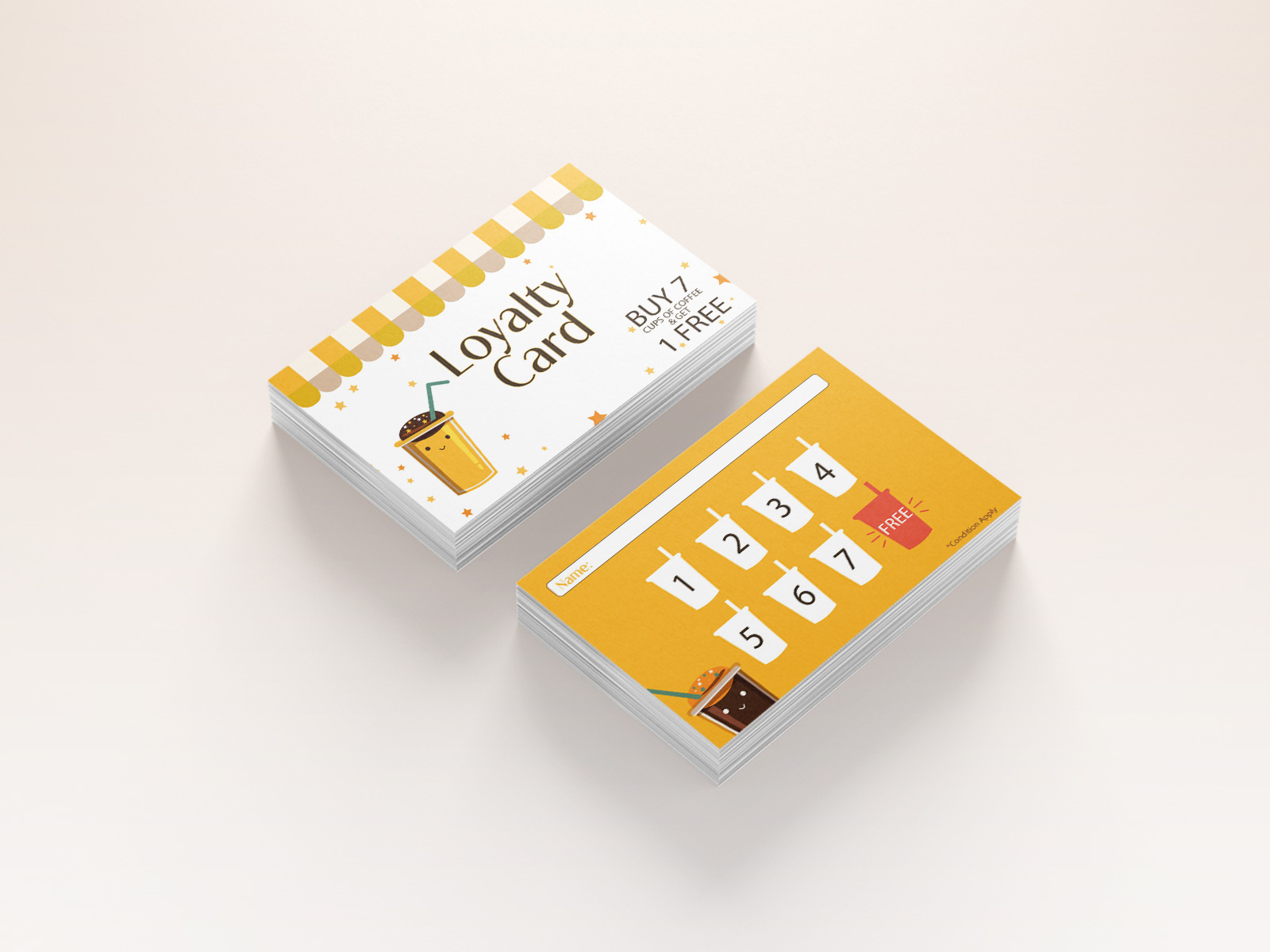 Example of I Will Design Loyalty Card Or Punch Card