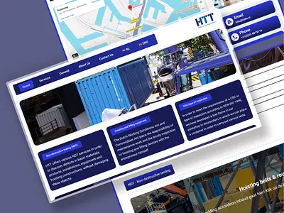 HTT Company web design graphic design ui web web design website wordpress wwb