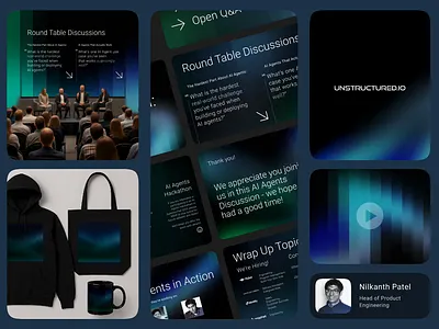AI CONFERENCE MEETUP - PITCH DESK AND BRANDING branding daily figma identity motion pitchdesk style ui uiux