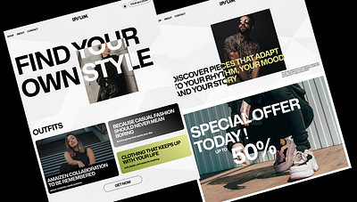 Find Your Own Style branding figma graphic design ui ux website