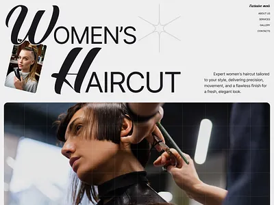 Why Choose Us? animation barber branding girl graphic design hair hairstyle hot massage motion graphics new shop spa top trending ui