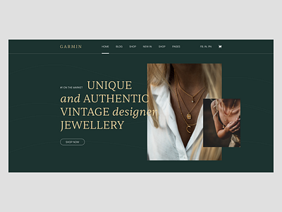 Jewellery website 3d animation branding crypto design gold graphic design green illustration jewellery logo motion graphics product ui uiux uiuxdesign ux vector webdesign website