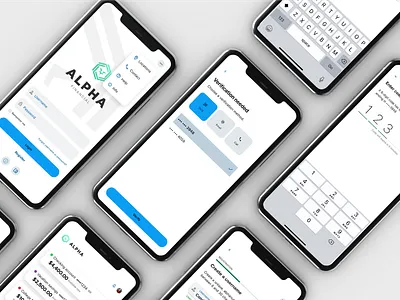 Authentication Experience authentication digital banking fintech mobile app native ios product design uiux user experience user interface ux design