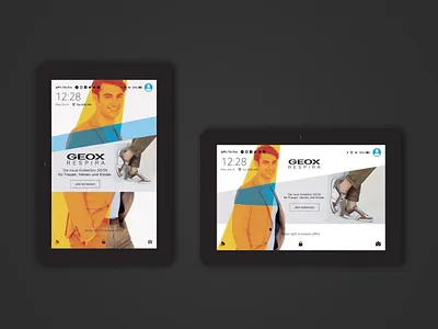 Amazon Fire Tablet – Promotional Ad Concept ad amazon device fire tablet graphic design typography ui