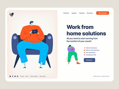 Leonardo illustrations abstract branding character colorful design figma flat illustration people svg team ui ux vectopus vector web website