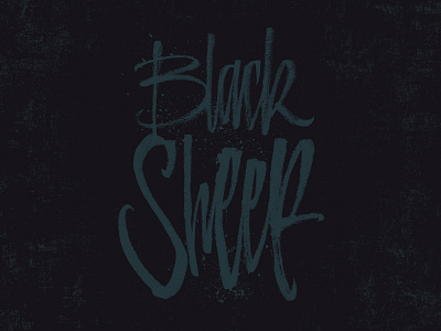 Black Sheep blacksheep calligraphy graffiti graphic design handstyle handstyler illustration lettering streetart tag type typography