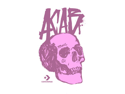 ACAB acab graphic design illustration lettering merch skull tshirt type typography
