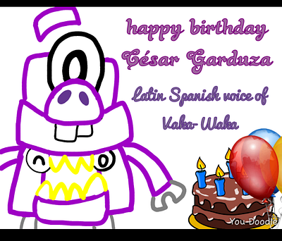 Mxls: Happybirthday Cesar Garduza art post art tag digital art drawing fan art illustration