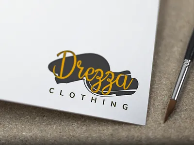 Drezza Clothing's Logo Design 2d 3d animation branding design graphic design illustration logo minimalist