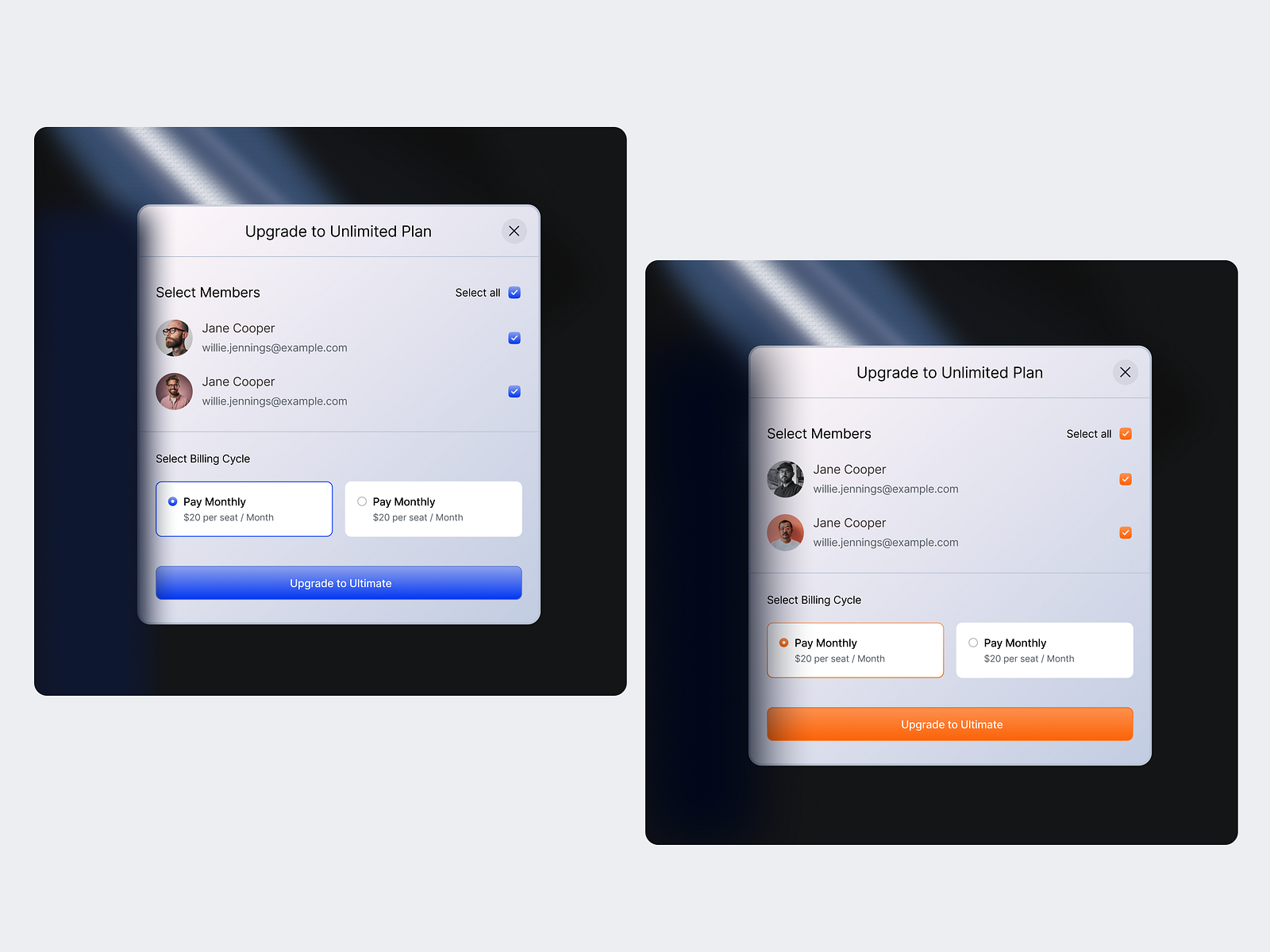Ui Component by Raihan Ahmed on Dribbble