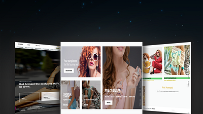 RoI Armani's Website Mock-up 2d 3d animation branding design graphic design illustration logo minimalist mock up ui ux website