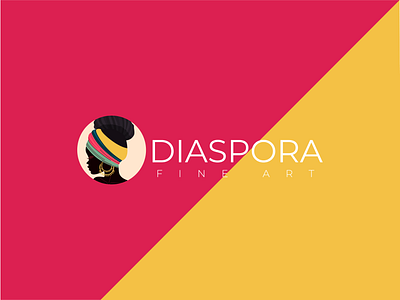 Diaspora Fine Art's Logo Design 2d 3d animation branding design graphic design illustration logo minimalist