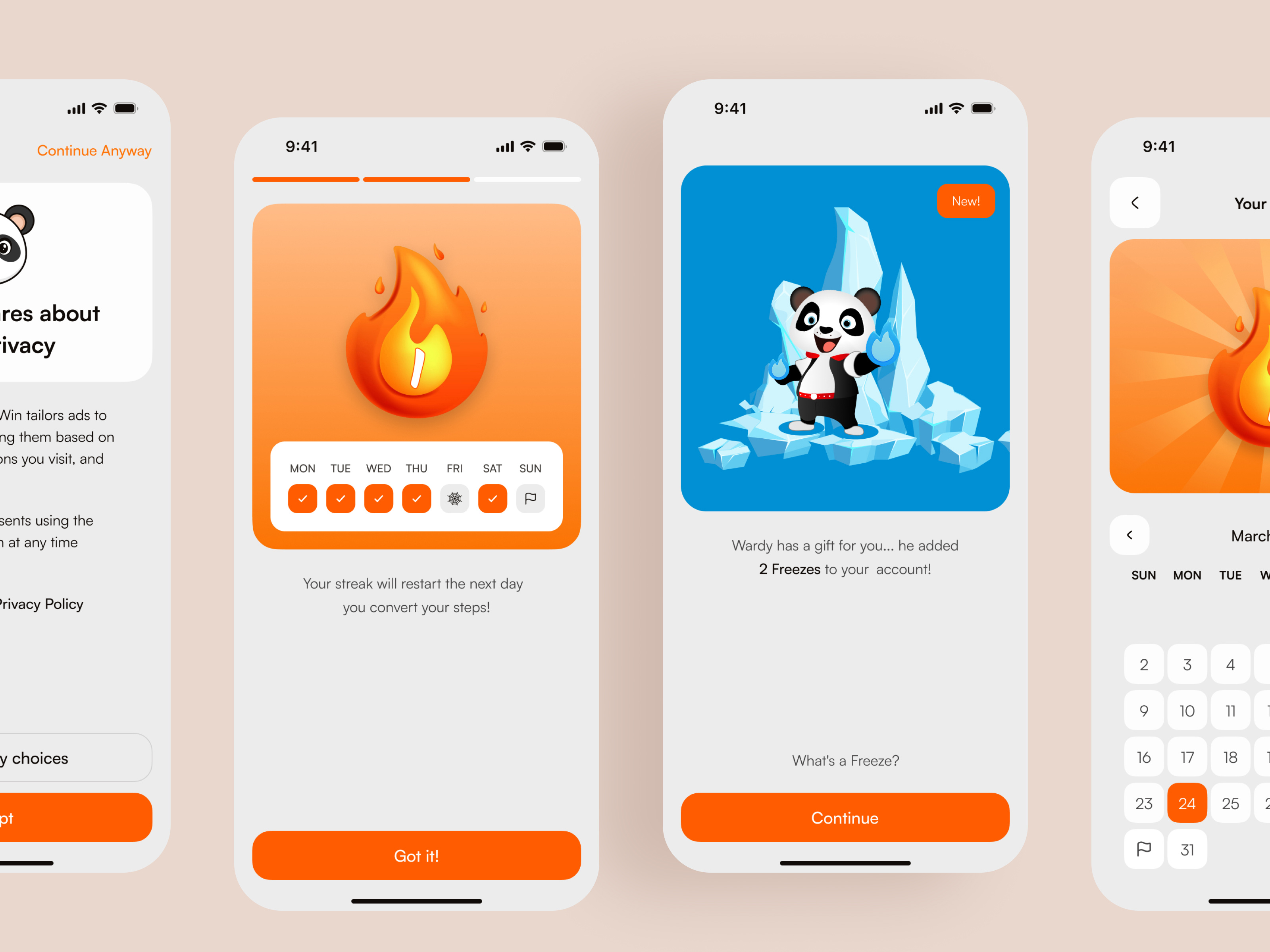 Example of Walk And Earn Reward App