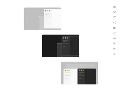 Dark mode - Appearance Select Icons appearance dark mode design figma illustration ui vector illustration