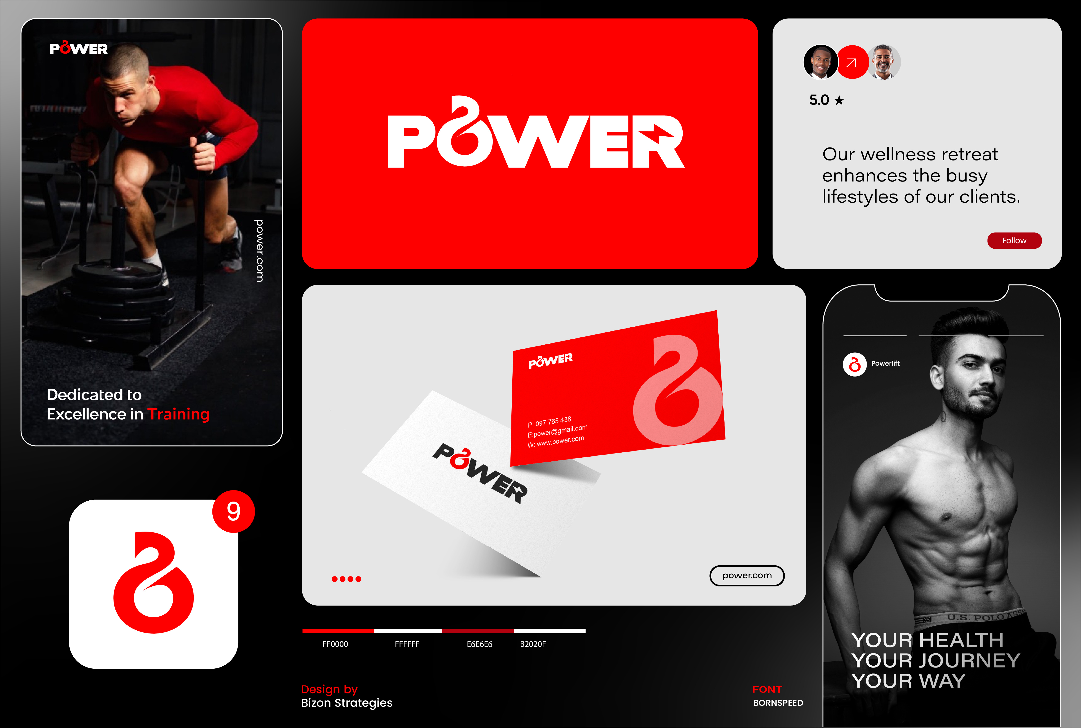 Example of Logo Design & Full Brand Identity Kit