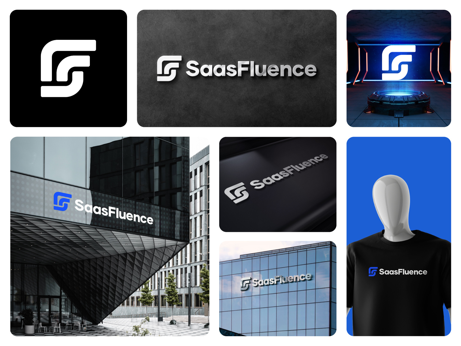 Saas, Fintech, Technology, Modern, Fluence, S+F Logo Design. ai logo concept artificial intelligence logo brand identity branding company logo f logo fintech fluence minimal modern logo s logo saas saasdesign saaslogo softare logo startup logo tech tech startup branding technology