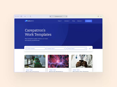 Carepatron Blog blog doctor figma filter filter page healthcare landing page layout medical new zealand saas search startup tech treatment ui ux web webflow website