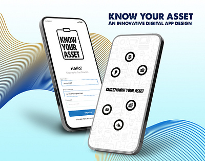 Asset Management App Design digital application mobile app design ui design uiux design user interface design