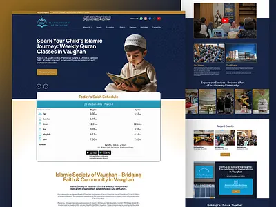 Website UI Design | ISV Masjid app design apps clean design dashboard design graphic design islamic logo design modern app modern design ui ui design ui ux uiux web design website website design