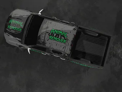 Animal Remover Pest Management Truck Wrap Design creative wrap truck wrap