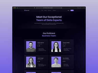 Neurolinx - AI Agency & Technology Startup Website Design agency ai ai chat bot dark graphic design landing page ui ux web design web3 website