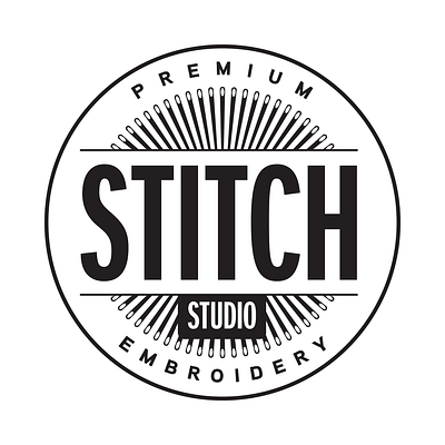 Stitch Studio Embroidery Logo branding design graphic design logo