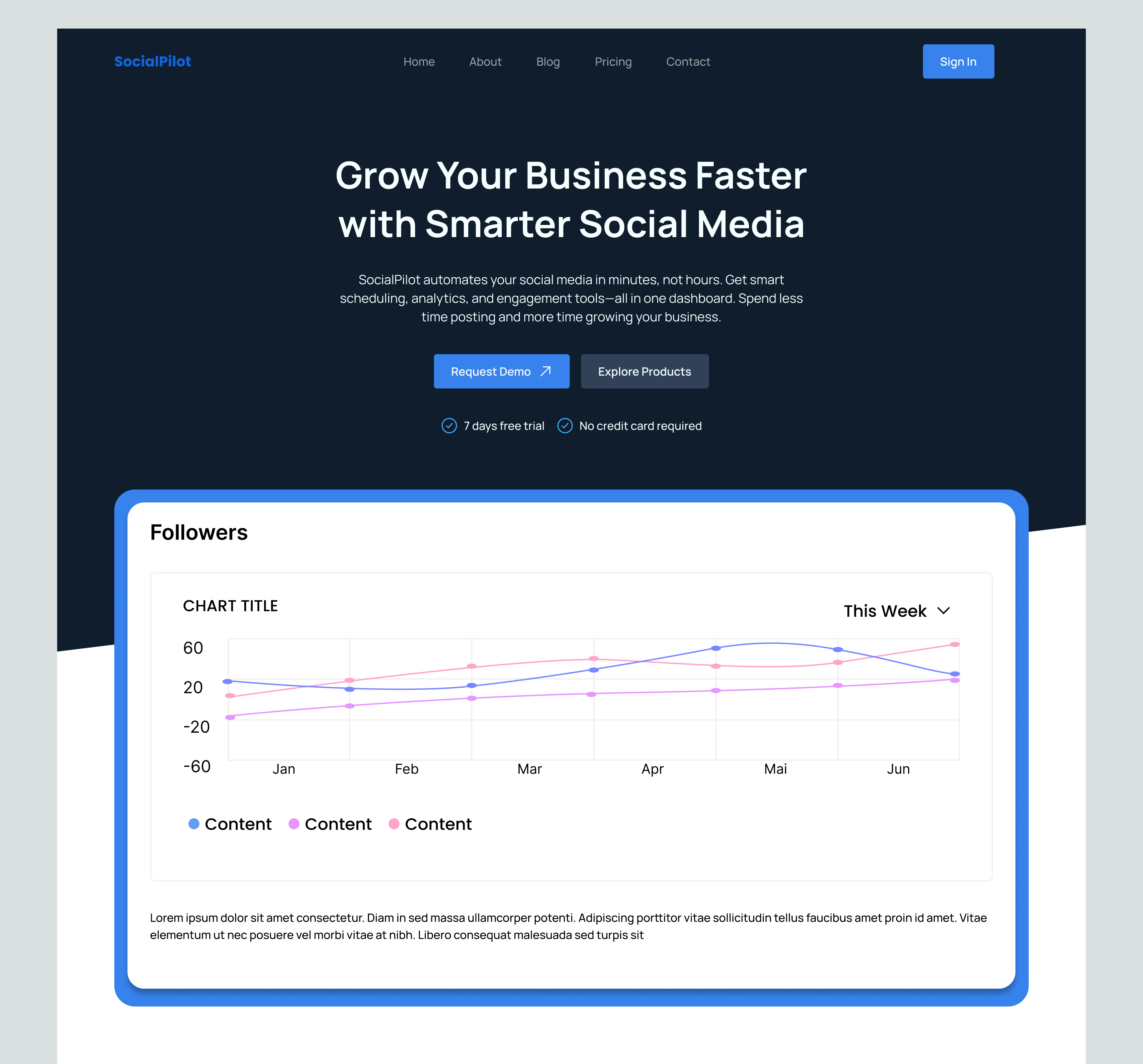 SocialPilot - SaaS Landing Page figmaui minimaldesign productdesign saasdesign saaswebsite uidesign uxdesign