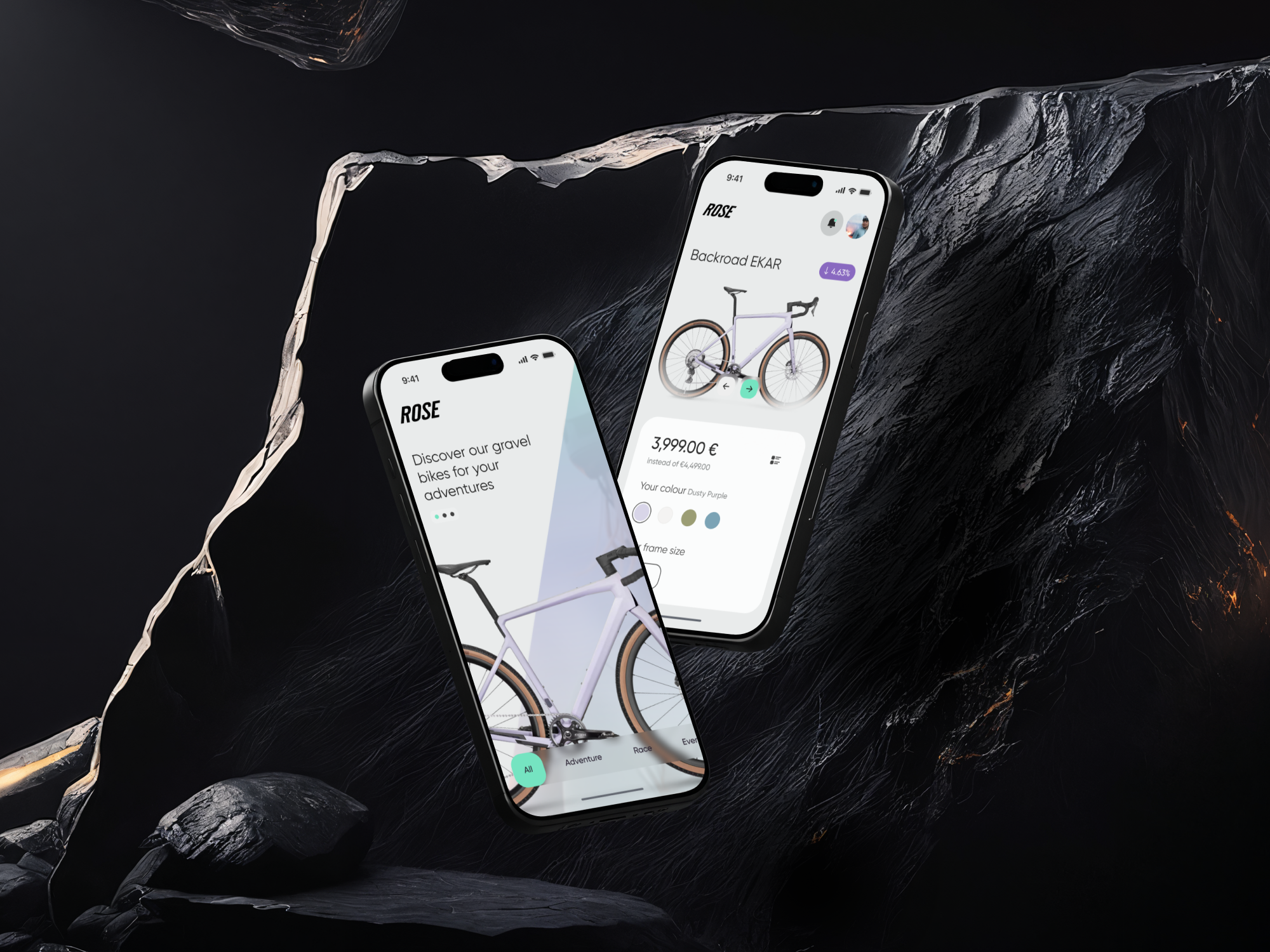 Example of Gravel bike e-commerce exploration