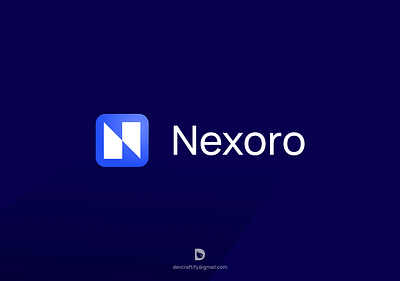 Nexoro - Logo design, Logomark, branding adobe ai brand branding graphic design logo logomaker nexoro ui wordmark