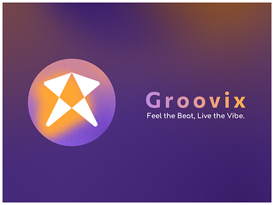 Groovix - Feel the Beat, Live the Vibe. branding design groovix icon logo shameek biswas ui