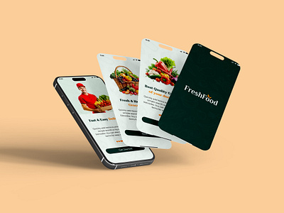 Grocery Shop App Design In Figma design figma food app graphic design grocery app design grocery shop app ui design landing page design mobile app ui ux