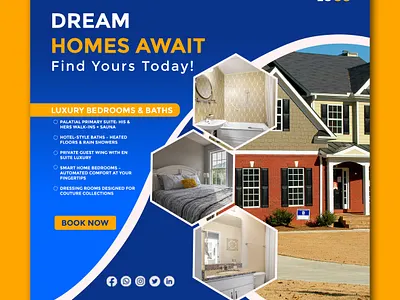 Luxury Dream Home Advertisement Banner banner graphic design luxury web banner