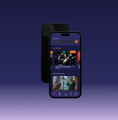 Local Events App – UI Study study ui