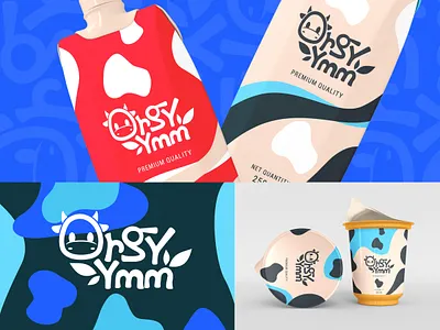 Orgy ymm Milk Branding animal logo brand design brand identity branding cattle color cow logo dairy design drink farm food graphic design logo milk minimal logo modern typography logo