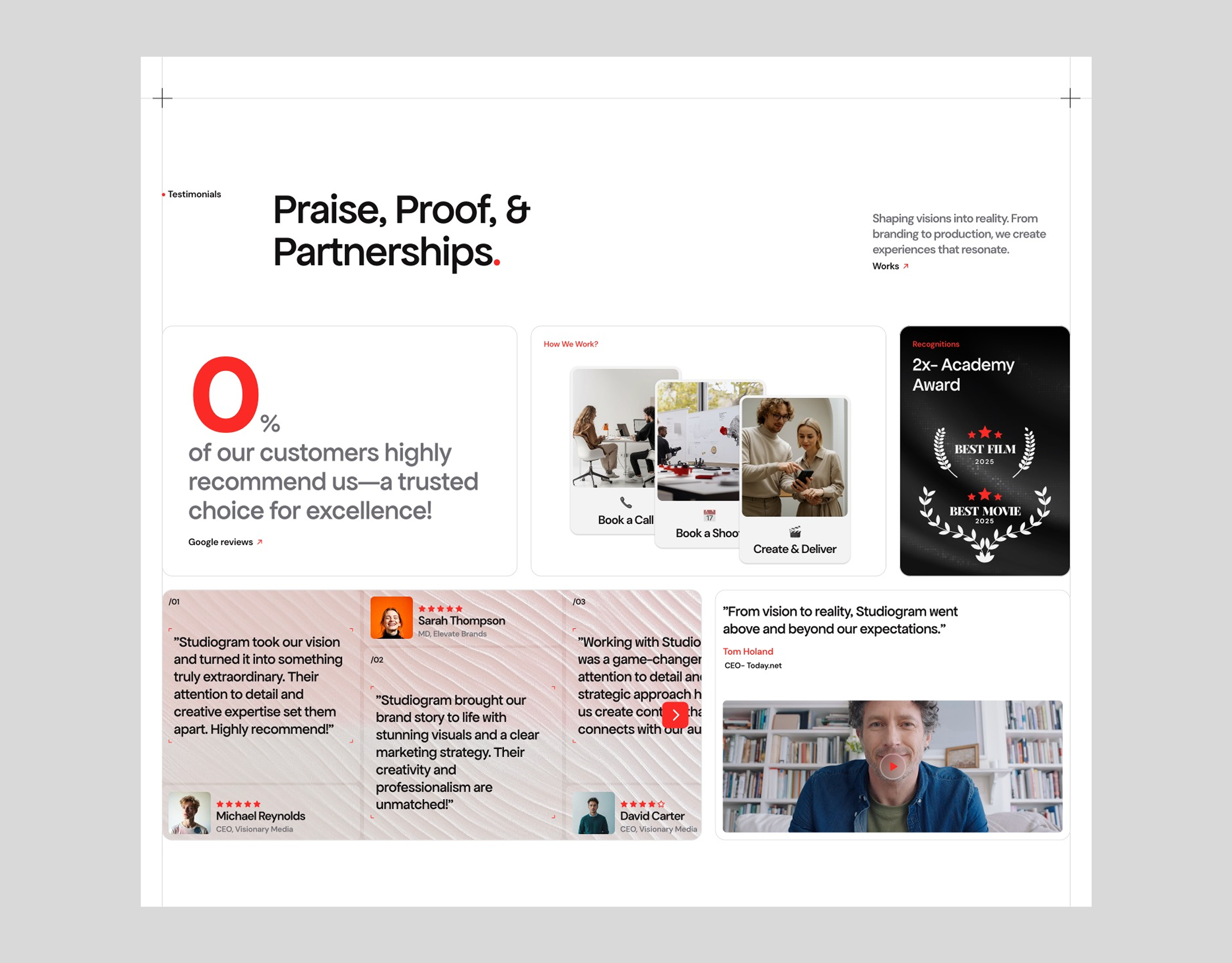 Production Studio Website animation design framer framer templat framer template framer website graphic design landing page ui landingpage typography ui ui design