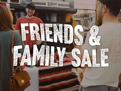 Friends & Family Sale - Spring 2022 family friends promo sale texture