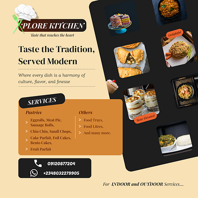 Xplore Kitchen branding design graphic design