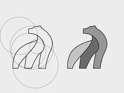 Bear Logo animal logo bear logo branding logo logo design north