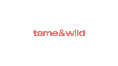 Tame&Wild Animation animation logo motion graphic