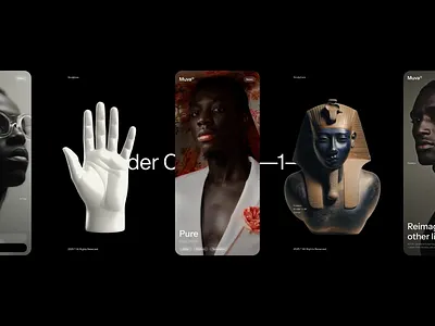 Slider + Objects 3d after animation design effects graphic design jitter motion objects template