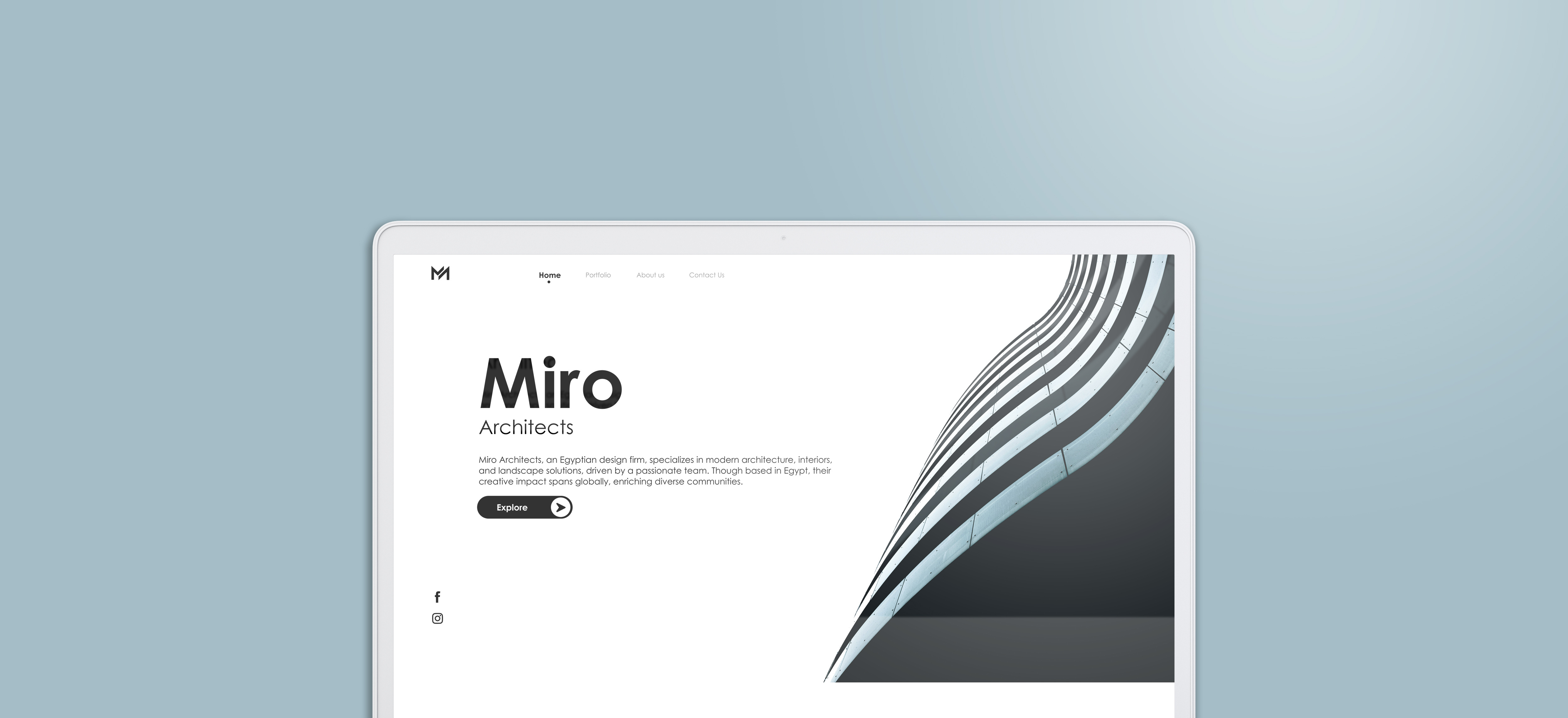 Miro Architects website UI architecture design graphic design prototype ui ui designing uiux ux designing website wireframing