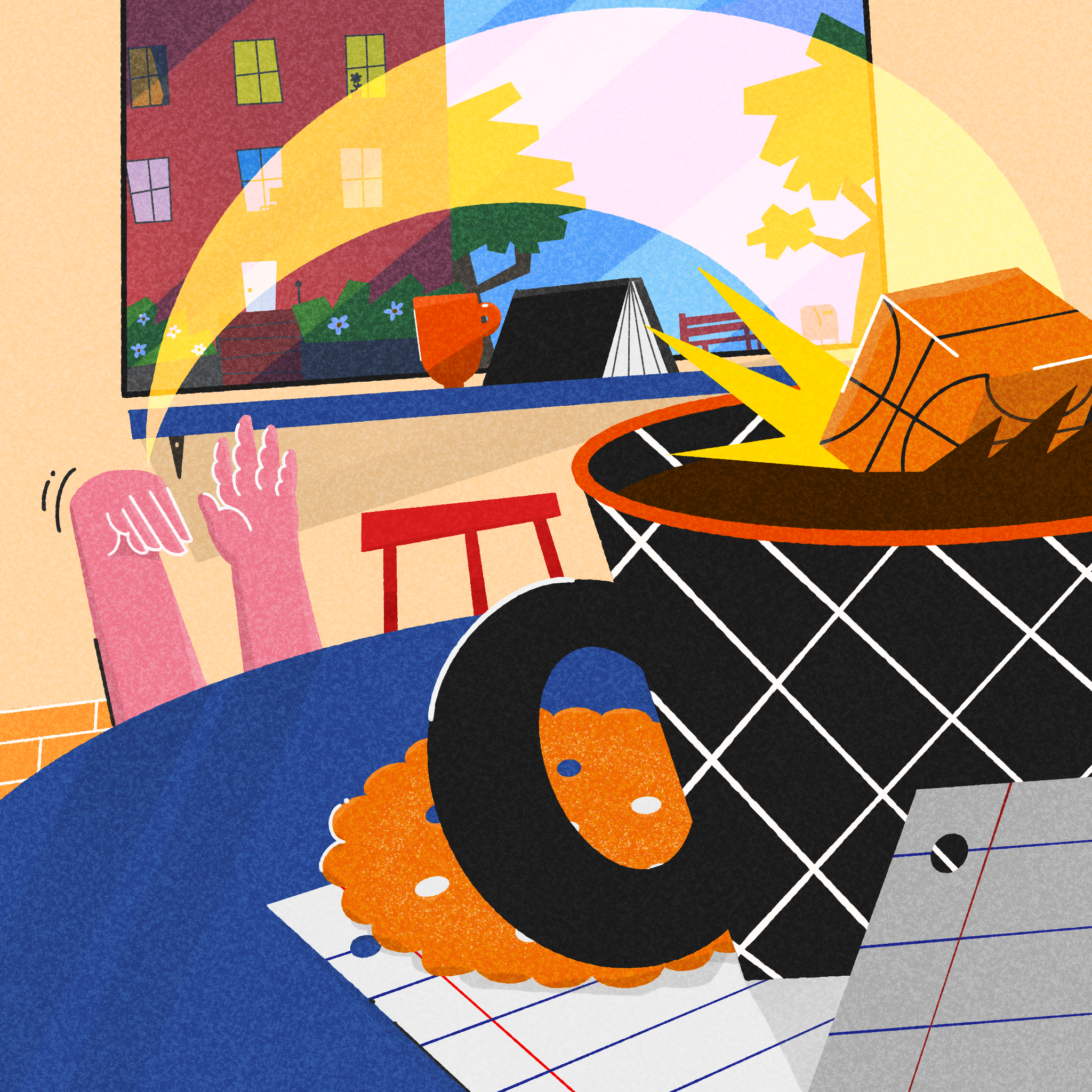 Triple Shot art expressive illustration people procreate