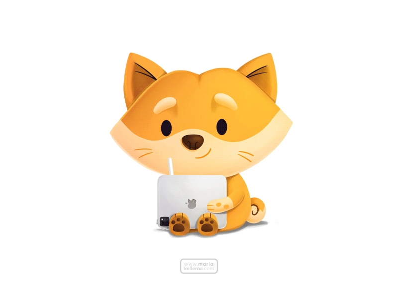 Shiba drawing after effects animation cachorro cartoon character chien children cute design dog illustration ipad kawaii kids mexico procreate shiba shiba inu 犬 狗