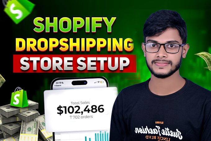 Example of I Will Setup Shopify Dropshipping Store