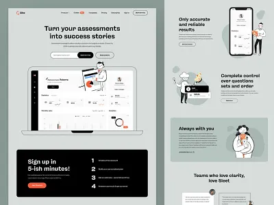 The Site Website UI Design For Scotland Client
