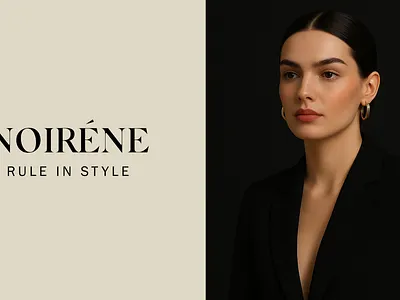 NOIRÉNE — Fashion Brand Identity brandidentity branding creative direction design graphic design illustration logo minimalist packagingdesign ui vector